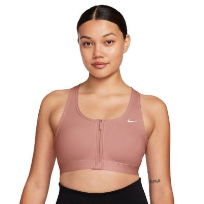 Top Nike Swoosh Suporte Leve Feminino