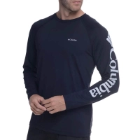 Camiseta Columbia Aurora Manga Longa Masculina - Preta Camiseta Columbia Aurora Manga Longa Masculina - Preta
