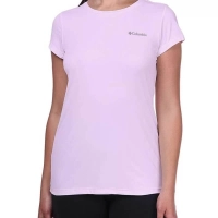 Camiseta Columbia Neblina Manga Curta Feminina - Lilás Camiseta Columbia Neblina Manga Curta Feminina - Lilás